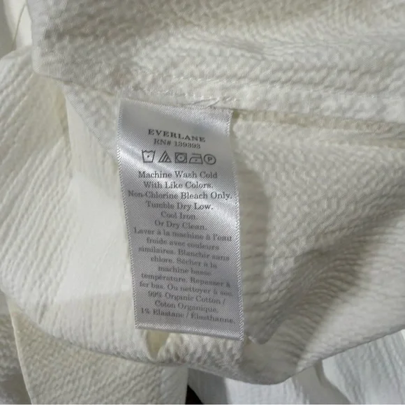 Everlane Off-White Textured Sleeveless Dress - Picture 6 of 7